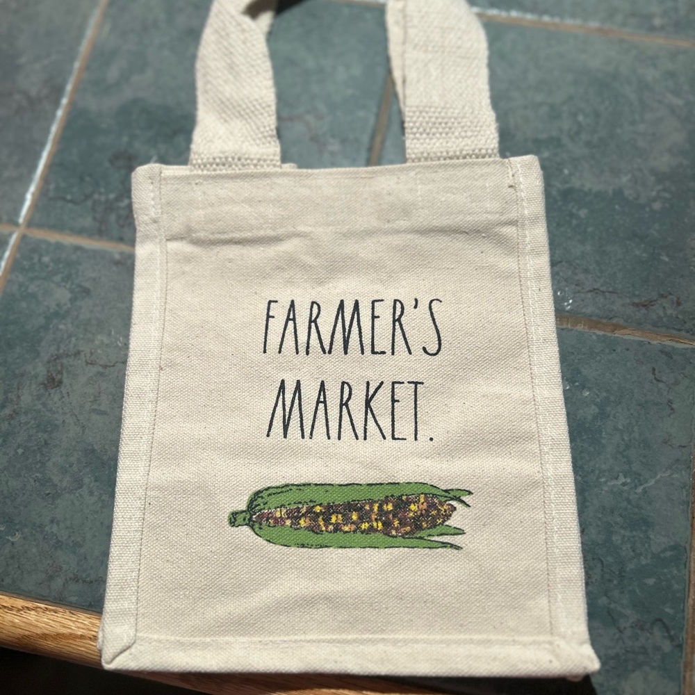 Rae Dunn Cream Canvas Tote Bag